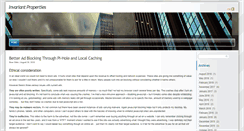 Desktop Screenshot of invariantproperties.com
