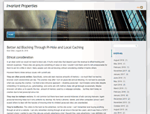 Tablet Screenshot of invariantproperties.com